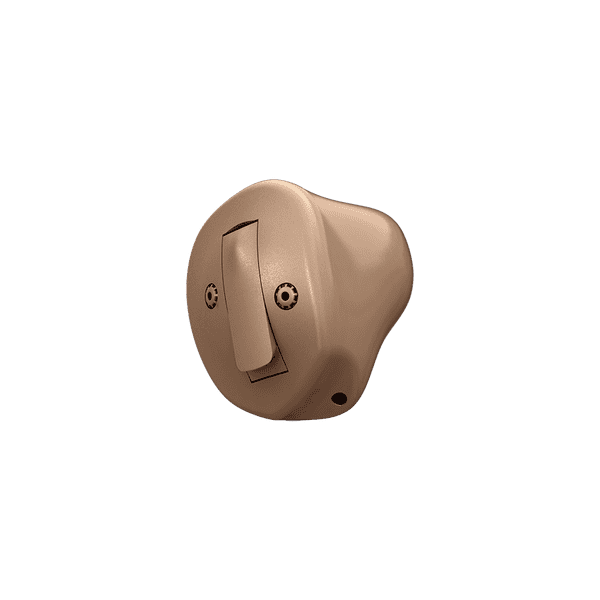 Oticon_Opn_ITEHalfshell_R_C001Beige_Bat312_NFM_Angled_900x900px_Original file